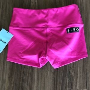 Rose Violet Fleo Shorts